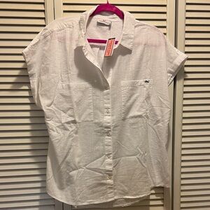 Vineyard Vines White Short Sleeve Shirt